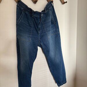 Gap High Rise Utility Joggers Large